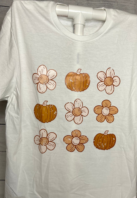 Pumpkin Flower Patch T-Shirt