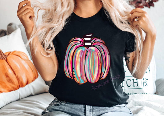 Colorful Pumpkin T-Shirt